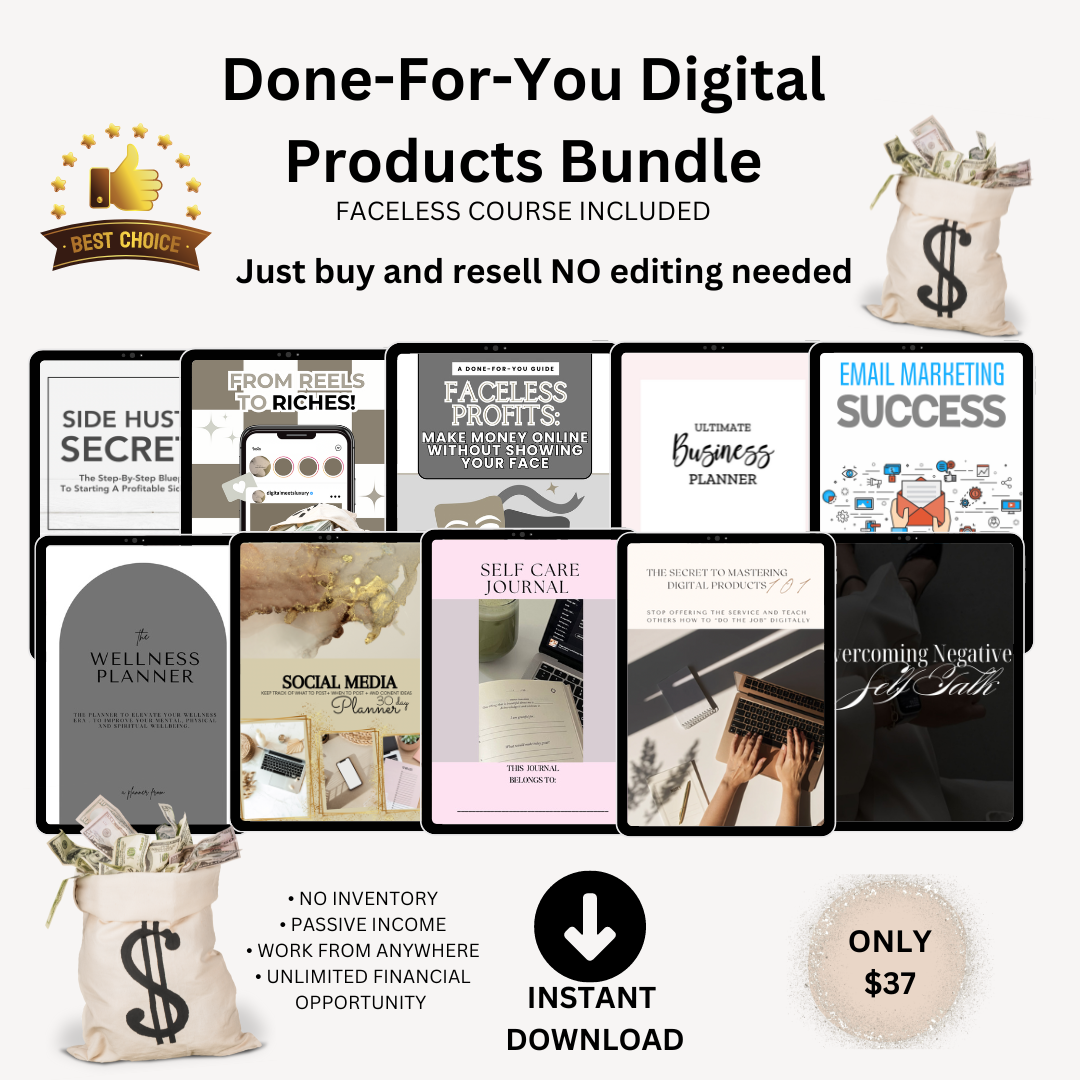 Done-For-You Digital Product Bundle